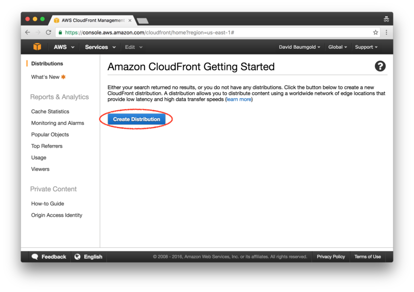 AWS CloudFront: Getting Started