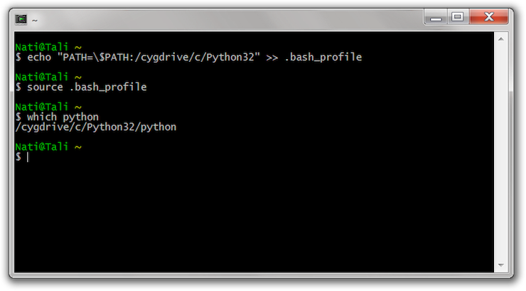 Python In Windows Terminal